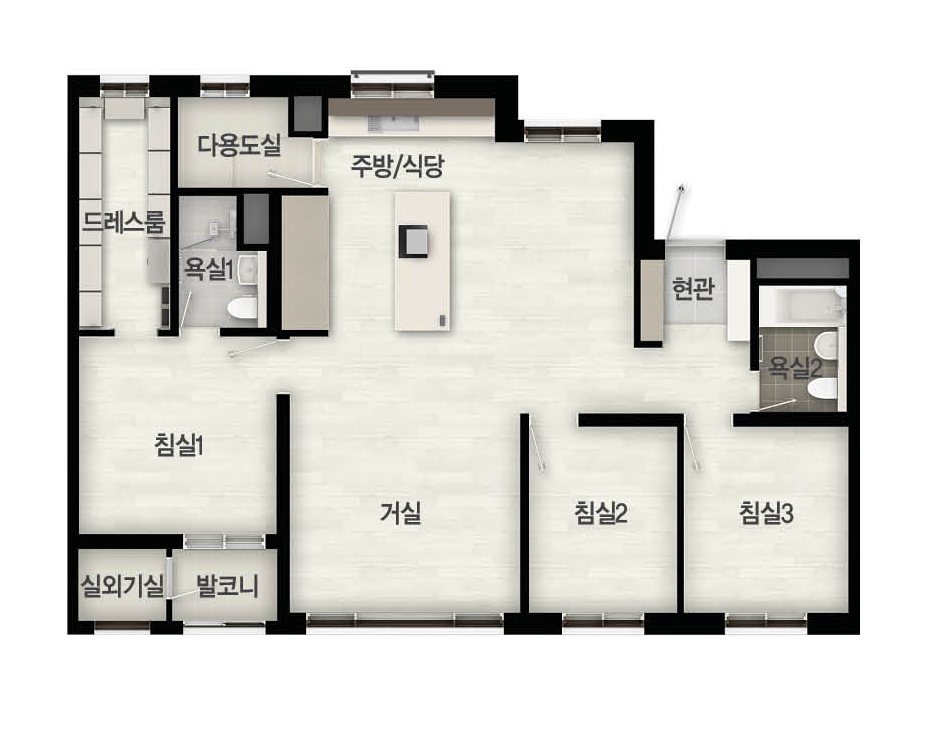 84㎡A 평면도
